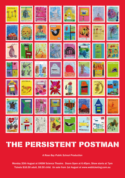 The Persistent Postman, poster design